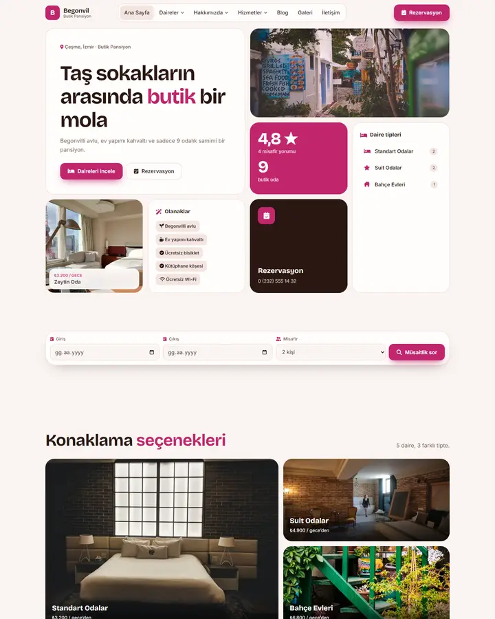 Tema 04 – Bento tasarım önizlemesi