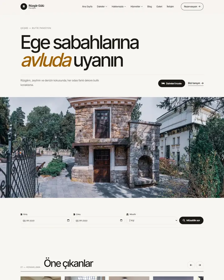 Tema 06 – Minimal tasarım önizlemesi