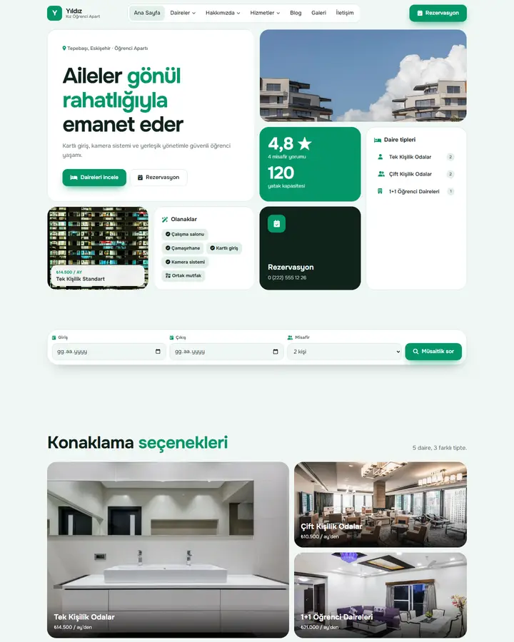 Tema 24 – Bento tasarım önizlemesi
